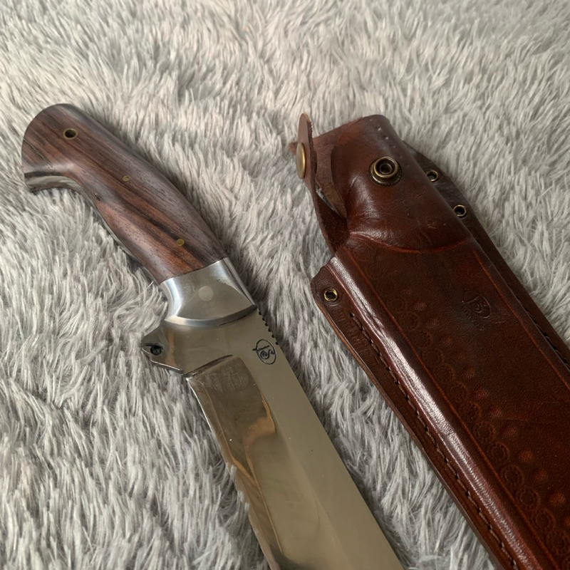 RA - Baja Per Asli Pisau Kopak Sarung Kulit Asli