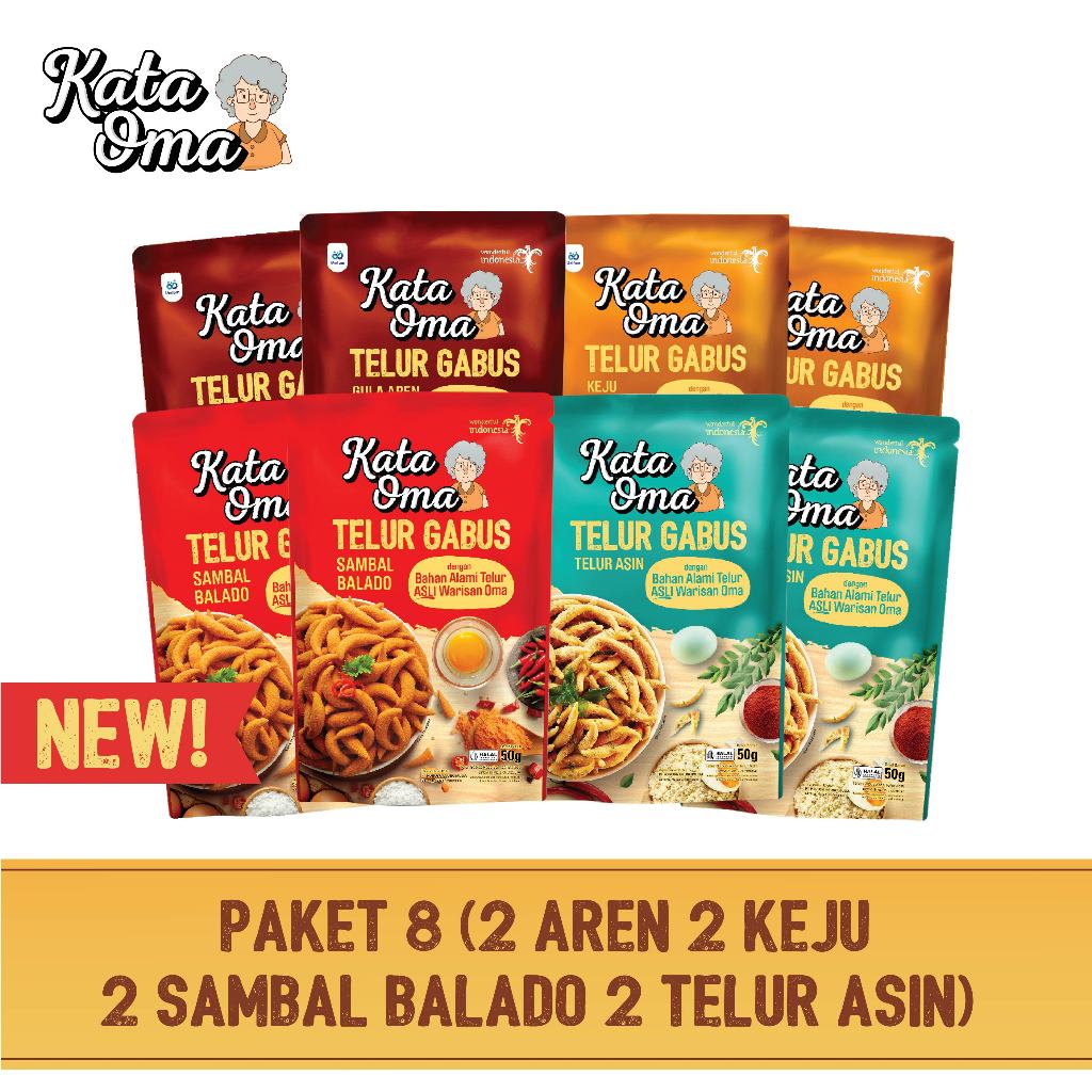 

Kata Oma Telur Gabus Paket 8 New