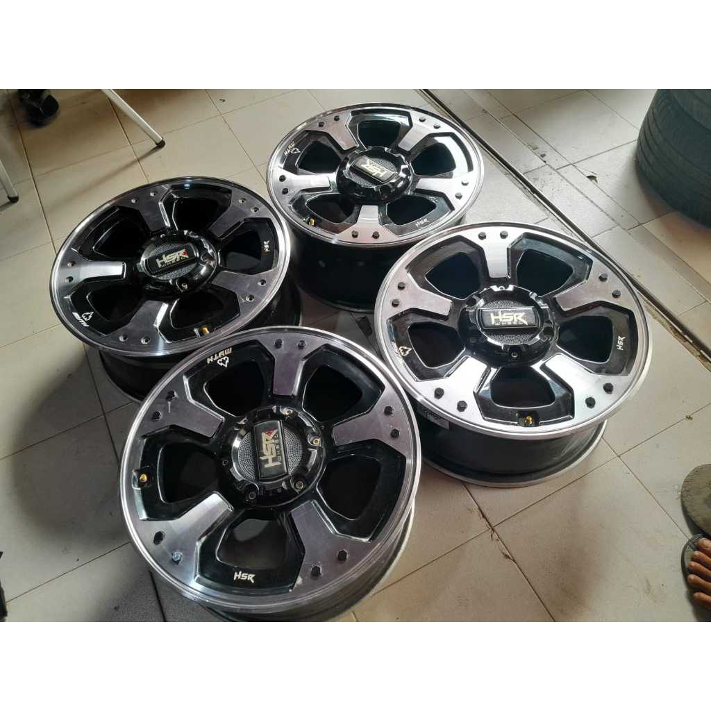 velg mobil bekas/second ring 18 lebar 8 rata baut roda 6x139,7 cocok buat pajero mux fortuner