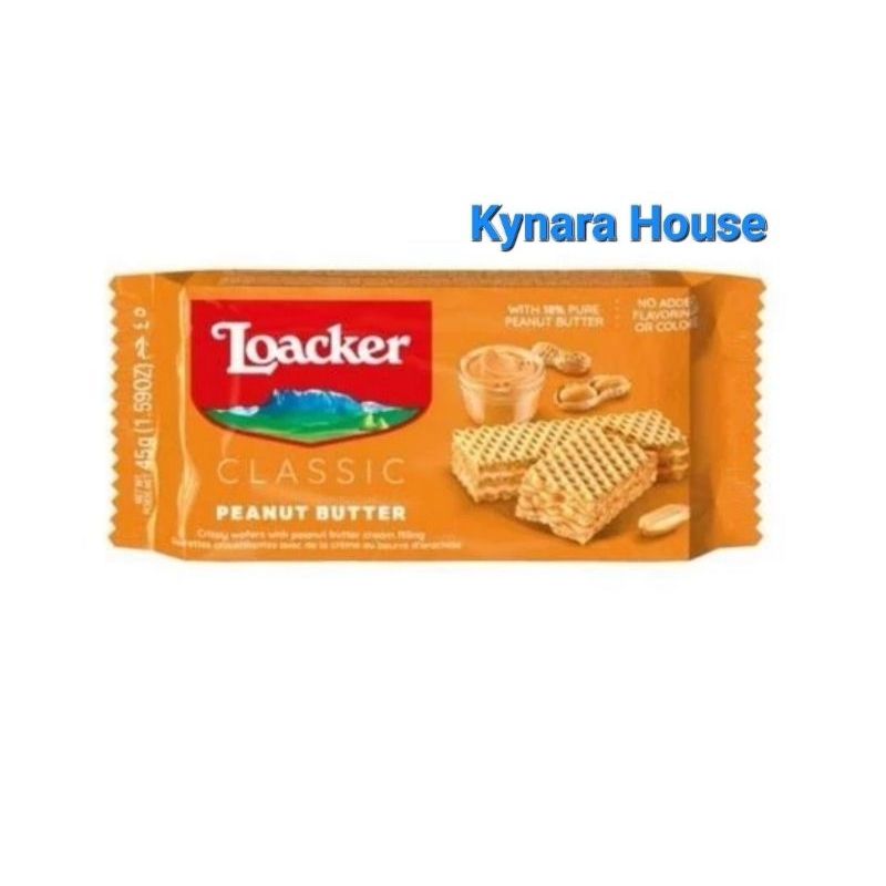 

Loacker Wafer Classic Peanut Butter 45gr