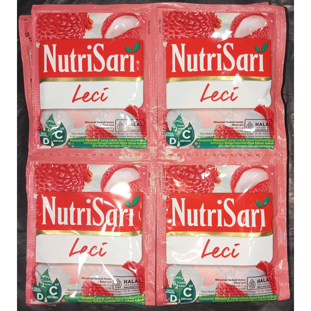 

NutriSari Aneka Rasa - Leci (1 renceng isi 10 sachet)