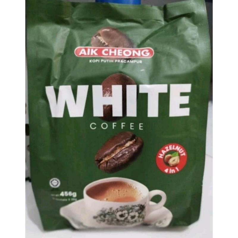 

Aik Cheong White Coffee 4in1 Hazelnut / Kopi Putih Malaysia Import