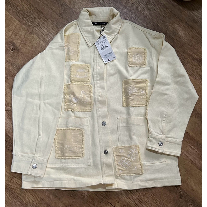Jaket denim zara orginal