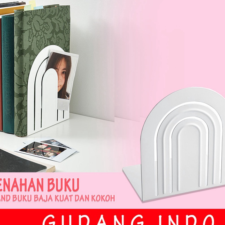 

Langka Penahan buku 15x13 cm stand dekorasi buku Pembatas buku