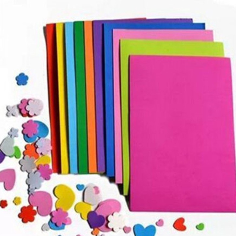 

KF7 1 Lembar Kertas Busa Kertas Spons Foam Kertas Diy Kerajinan Tangan Eva A4 Mix