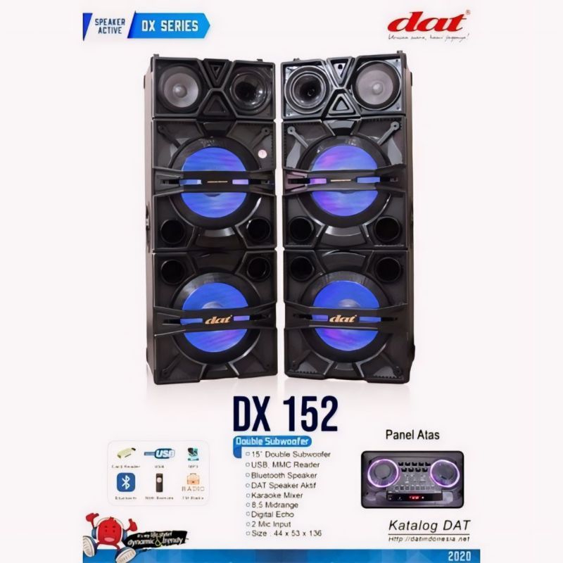 SPEAKER DAT DX 152 DOUBLE SUBWOOFER