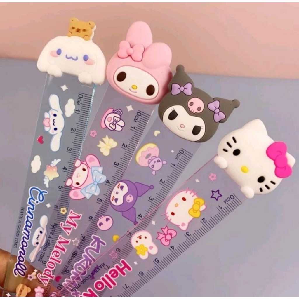 

Penggaris 15 Cm Kepala Sanrio Cinnamoroll Kuromi Melody