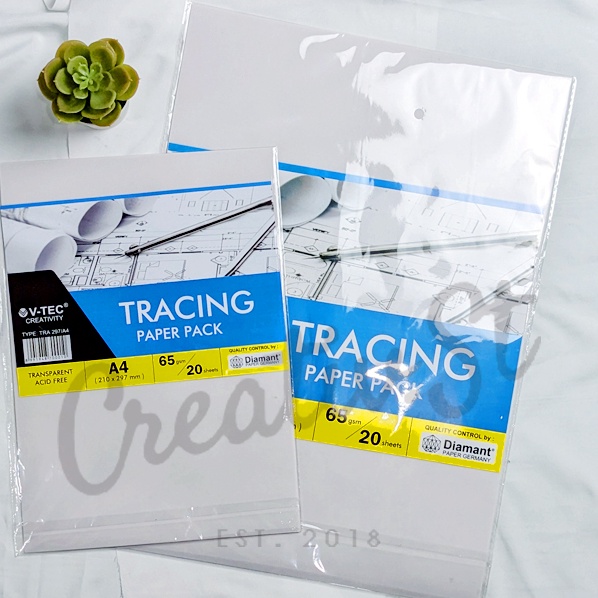 

Grosir Vtec Tracing Paper 65 GSM A4 A3 Kertas Kalkir Gambar