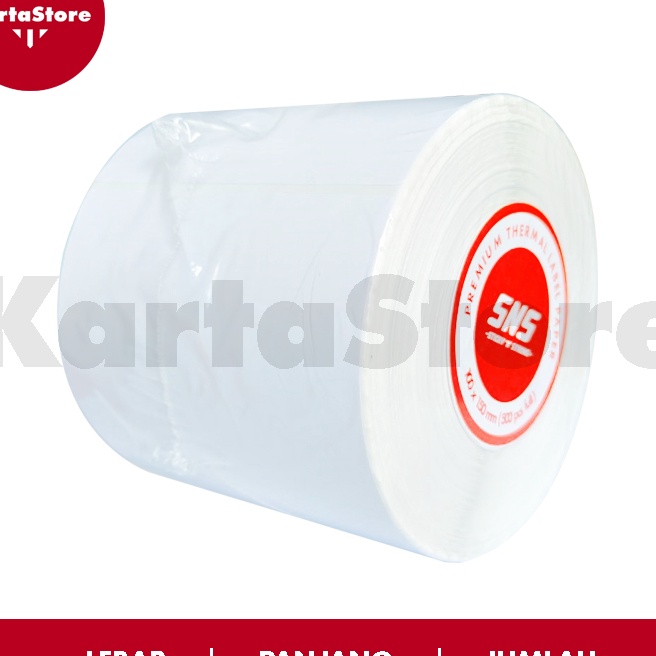 

KP8 LABEL THERMAL 1x15 mm Isi 5 Pcs SNS