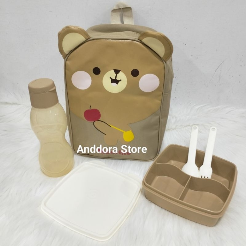 Teddy Lunch Set/Bekal Anak/Lunch Box