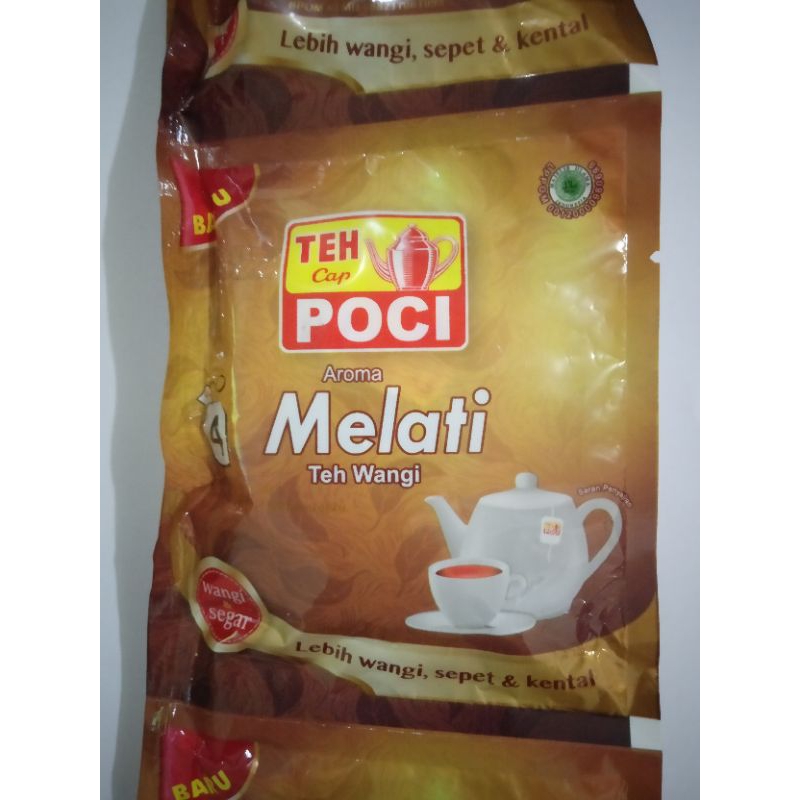 

teh cap poci aroma melati per renceng isi 10 sachet