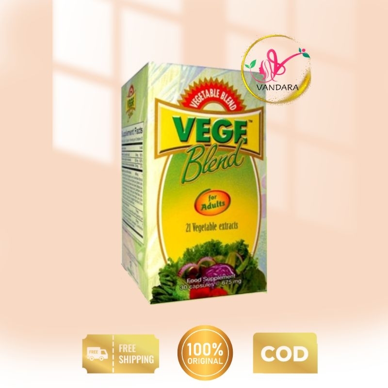 Vegeblend For Adults 30 Kapsul Ekstrak 21 Sayuran Untuk Dewasa'