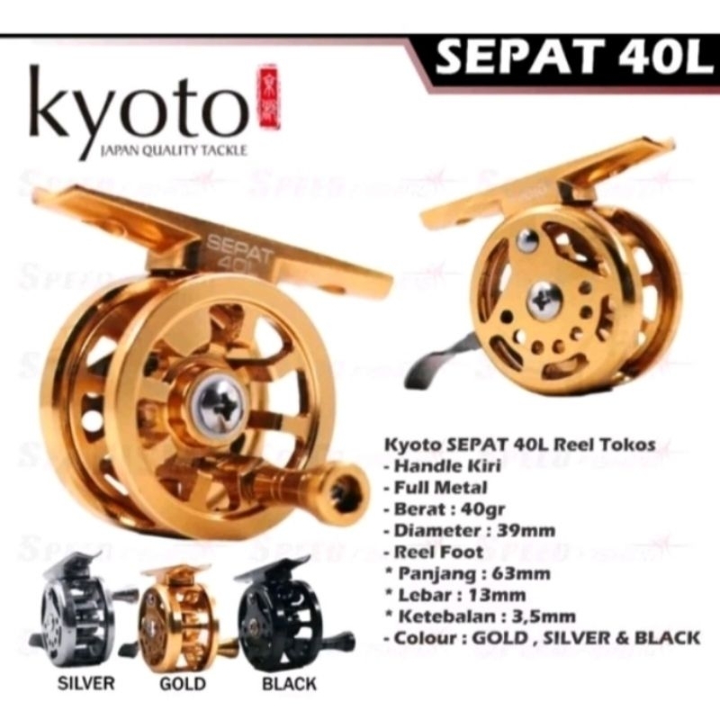 Reel Joran Tegek Tokos Mini Full besi Handle Kiri