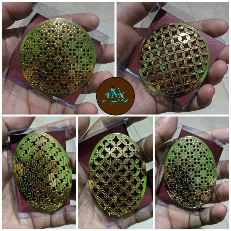 Bros Motif Batik Jogja Unik Oval Etnik Kebaya Hijab Wanita