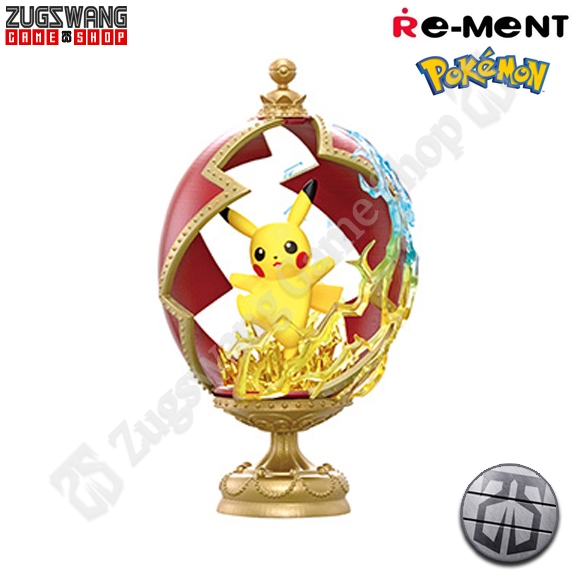 POKEMON OVALTIQUE COLLECTION PIKACHU RE-MENT rement new baru original figure