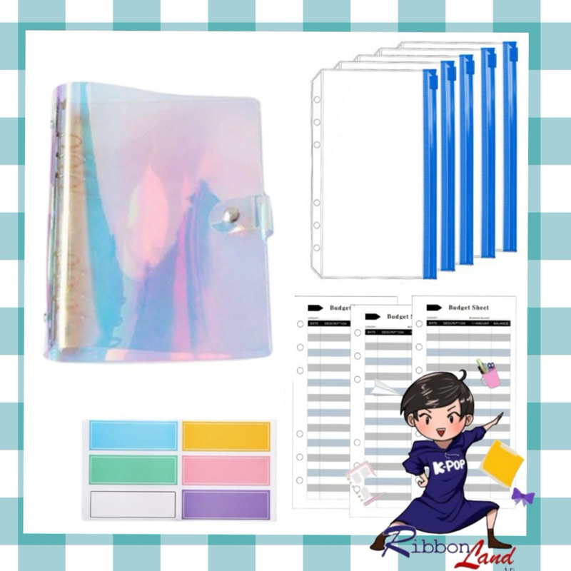 

A6 Set Lengkap Nabung Binder Hologram Laser Lengkap Murah