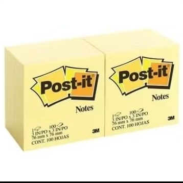 

Termurah Original 3M Post it 3M Post it 654:-Ukuran 76 x 76mm Kuning isi 100 lembar per pad