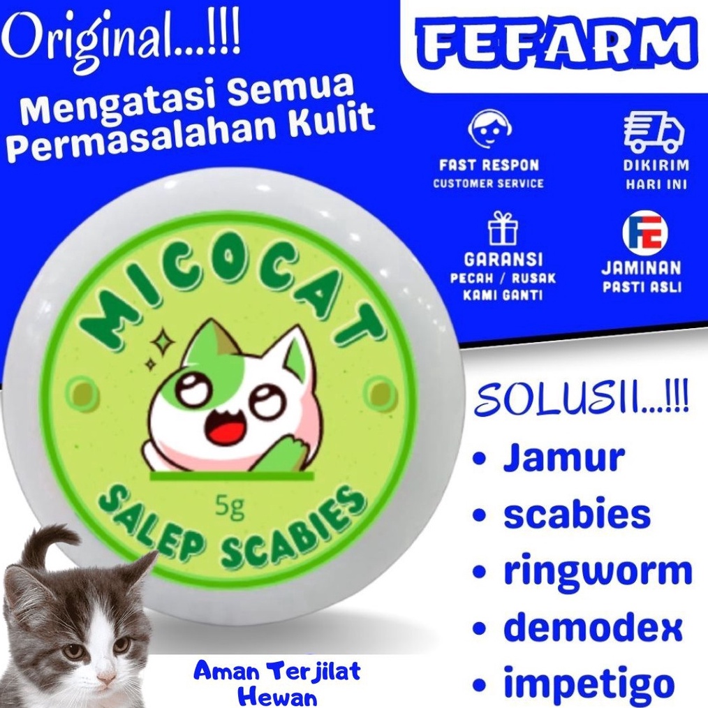 PALING DIMINATI SALEP SCABIES Obat Jamur Scabies Gudik Oles Kucing Anjing Kelinci Hamster AMPUH MURA