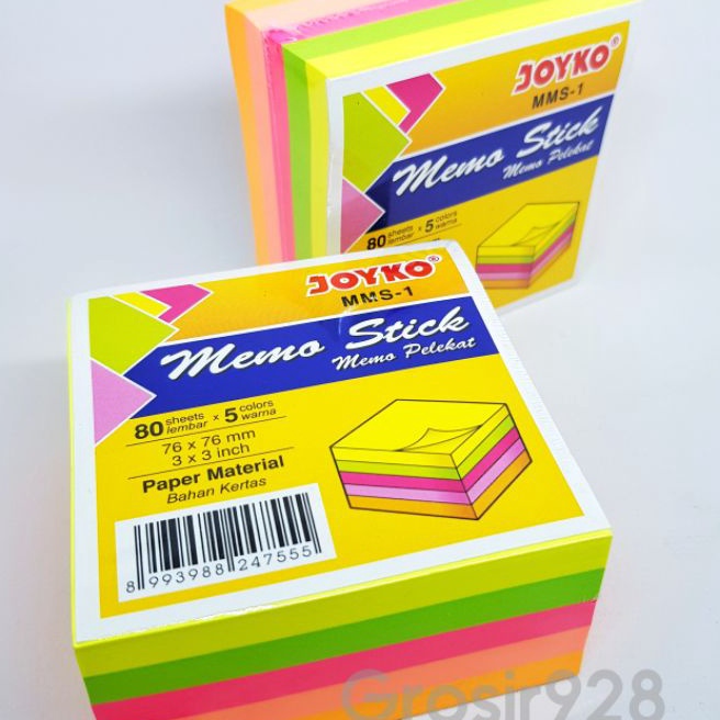 

FG2 Sticky Notes Memo Pelekat Kertas Joyko MMS1 8 lembar