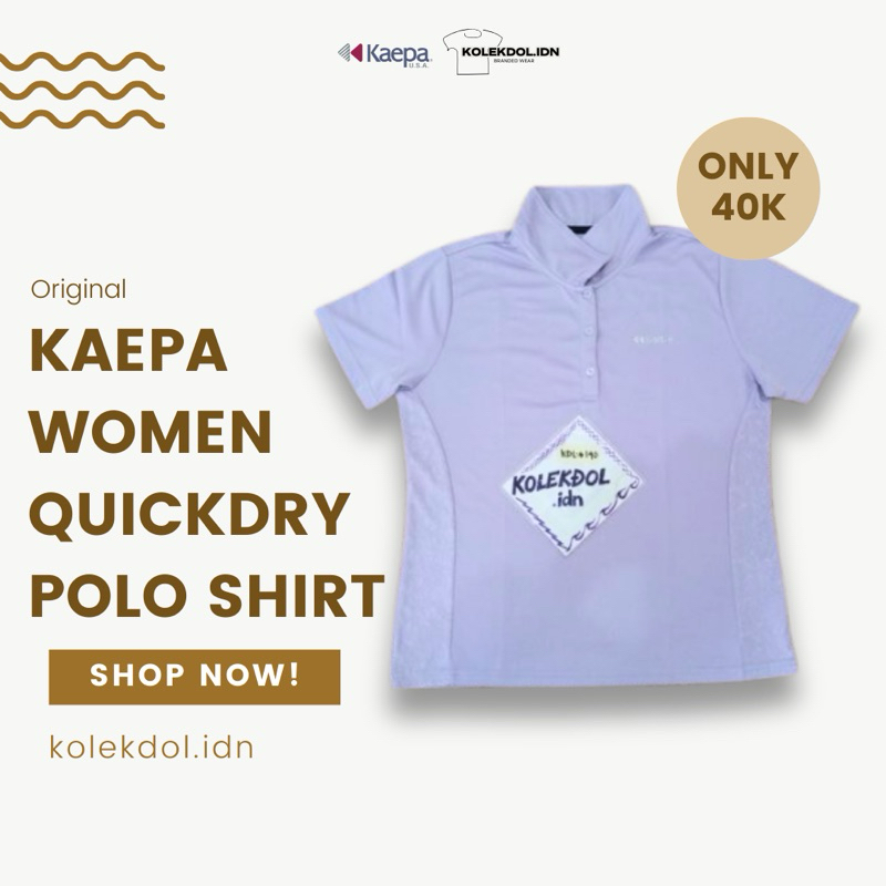 Original - Kaepa Women Quickdry Polo Shirt - KDL-140