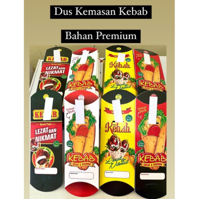 KEMASAN KEBAB Dus Dengan Tarikan ~ GALERI PLASTIK FROZEN FOOD