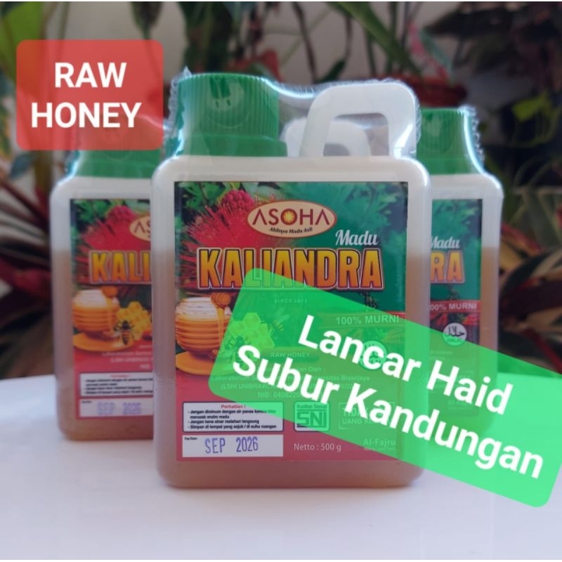 

ASOHA Madu Kaliandra 500gr | NO TIPU-TIPU | Madu Asli | Madu Murni | Obati Asam Lambung