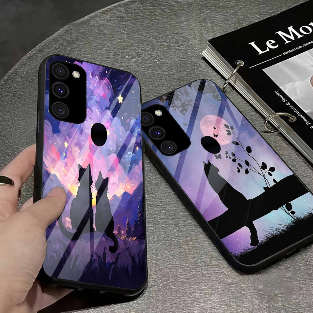 SOFTCASE GLASS KILAU KACA SAMSUNG M30S/M21  CASE KACA SAMSUNG M30S/M21 PMKCASE