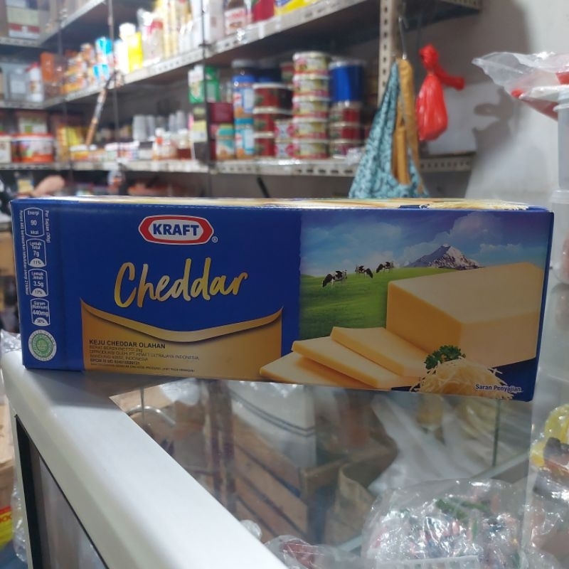 

keju kraft cheddar 250 gr timbangan