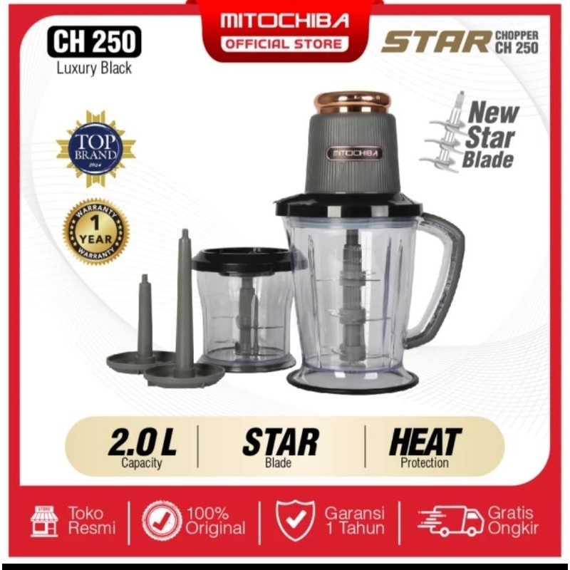 CHOPPER MITOCHIBA STAR CHOPPER CH250 2LITER CHOPPER MITOCHIBA CH 250 2 LITER
