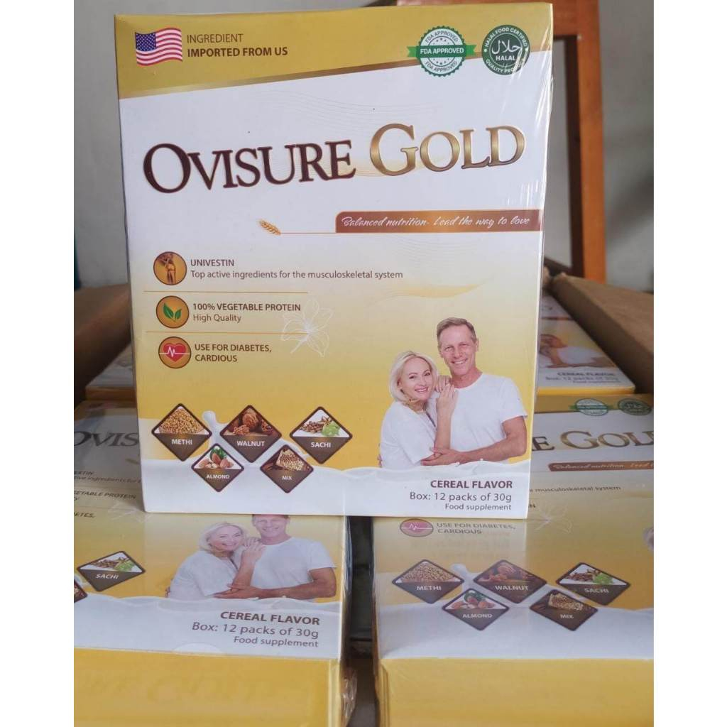 

OVISURE GOLD SUSU CEREAL MILK MENYEMBUHKAN NYERI SENDI DAN MEMPERKUAT TULANG ASLI 1 BOX ISI 12 SACHET