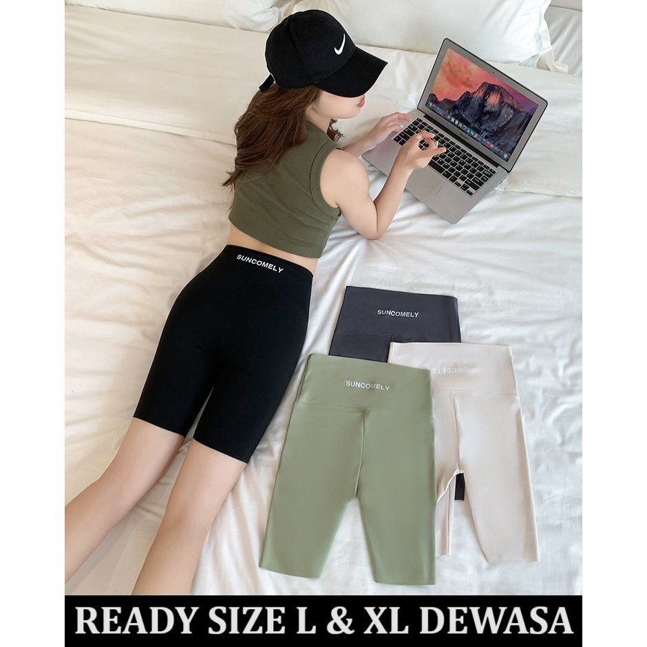 Flying Foam Legging celana pendek jegging perempuan wanita dewasa pant short pants olahraga fashion 