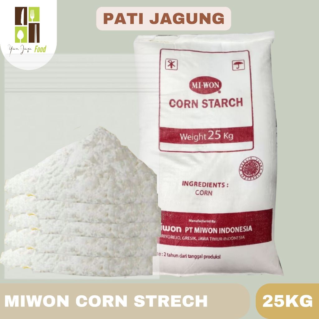 

Miwon Corn Strach /Tepung Maizena /Tepung Pati Jagung Miwon RE-PACK 500G/1KG