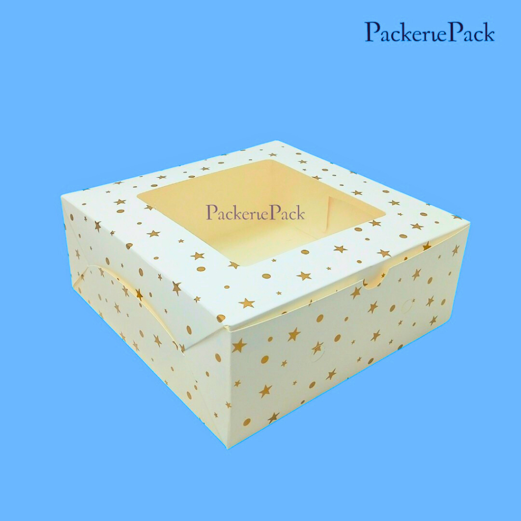 

Dus Kotak Kue Ivory Motif 22x22x10cm Motif Polkadot Bintang Emas Ivory Premium Jendela 22 x 22 x 10 (10 Pcs)