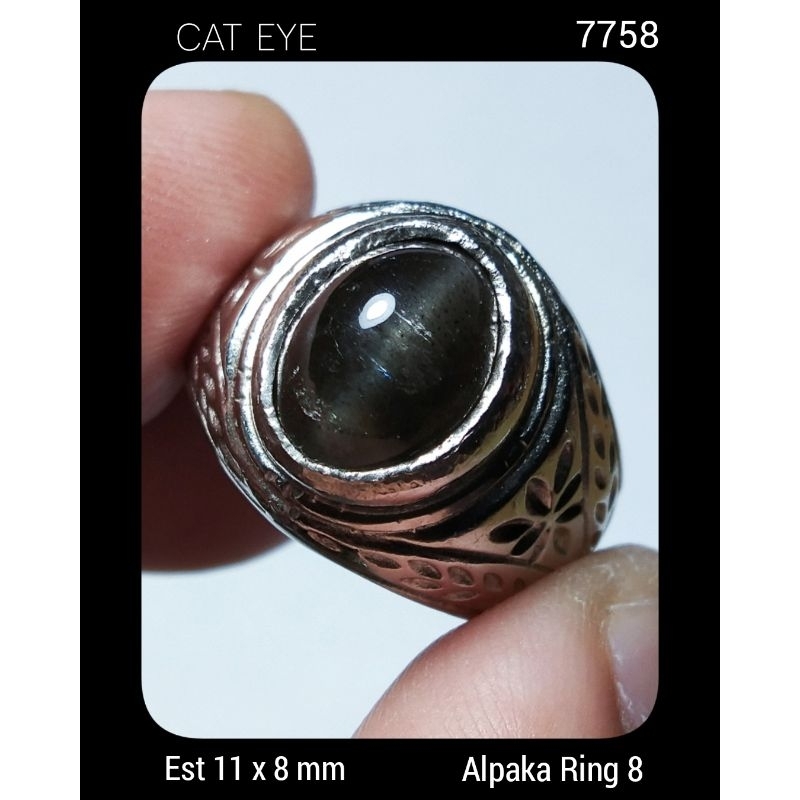 7758 Cincin Batu Cat Eye