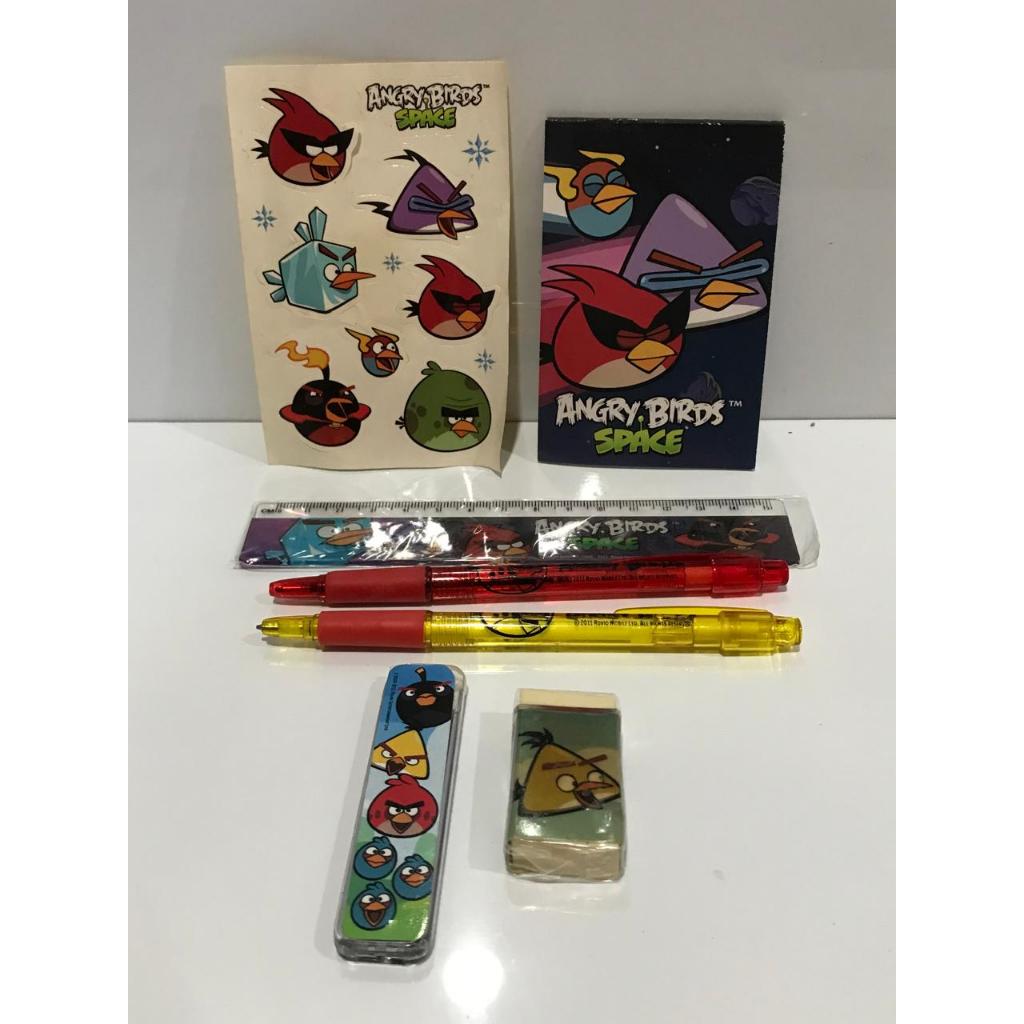 

STATIONERY SET ANGRY BIRD ORIGINALASSOORTED ADA PEN 7 pcs