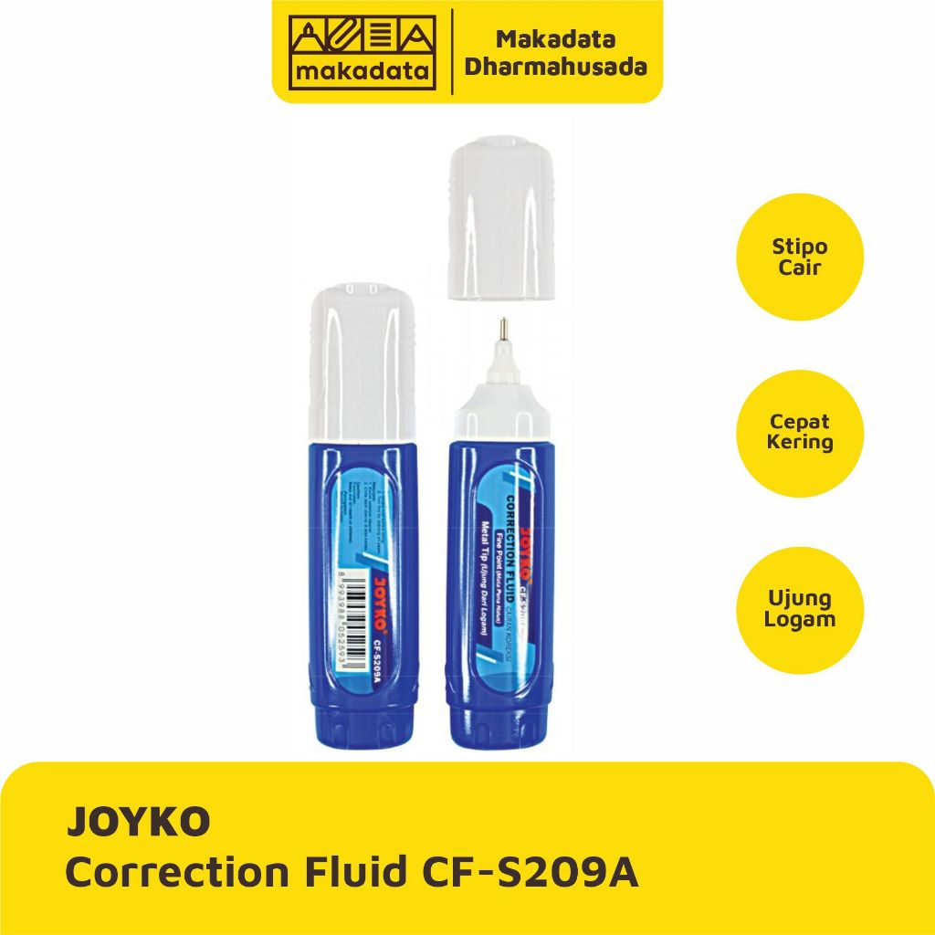 

CORRECTION FLUID | STIPO CAIR JOYKO CF-S209A ( 1PCS)