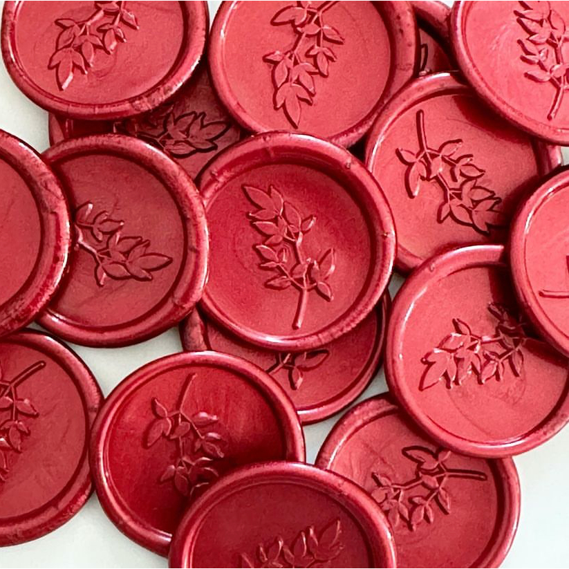 

LAUREL - 1 Pcs Wax Seal Sticker Undangan WAXSEALCOIN Vintage / Tanpa Minimum / 1 Pcs/ Termasuk Double tape / Lilin Wax Seal Vintage (promocoin)