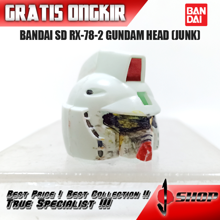 BANDAI SD RX-78-2 GUNDAM HEAD (JUNK) SD197