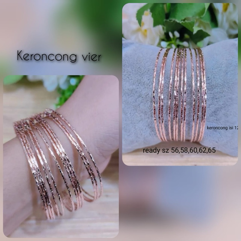 Set Gelang Keroncong Vier Premium Jewellery