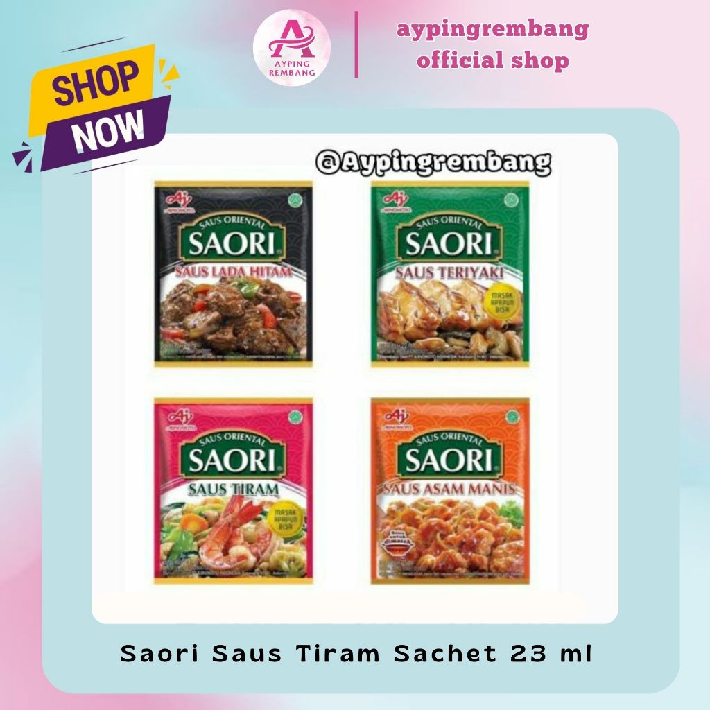 

Saori Saus Tiram Sachet 23 ml (10 pcs)