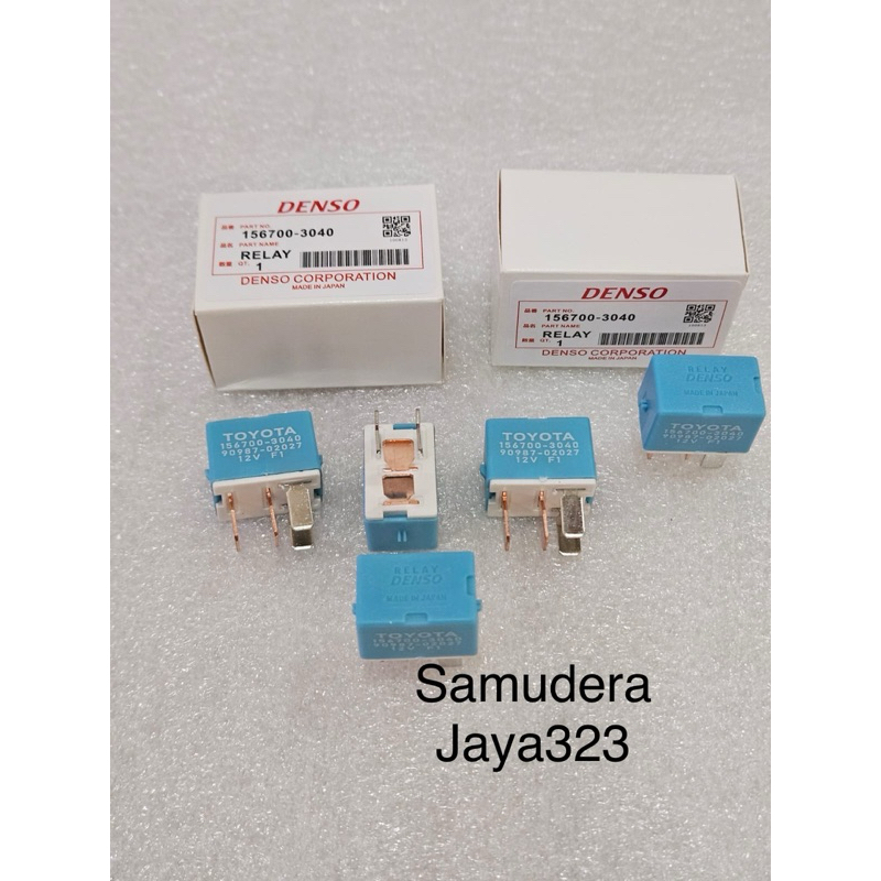Relay AC Biru 12v k4 Denso Toyota Daihatsu Mitsubishi