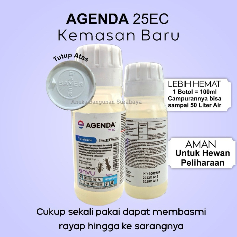 Obat anti rayap AGENDA Bayer 100ml