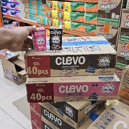 

CTN 40*115ML - SUSU CLEVO COKLAT - STRAWBERRY ISI 40PCS