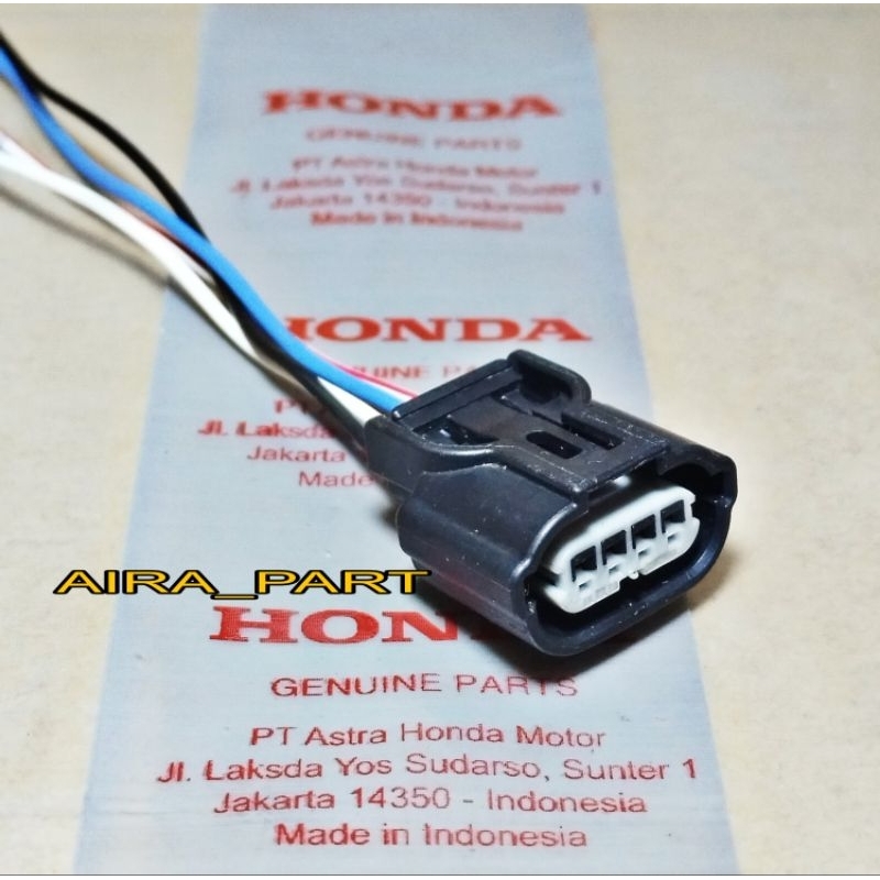 Soket sensor iacv idle langsam throttle body pin 4 honda PCX/ADV/CB/CBR/CRF/Sonic/Supra GTR kabel so