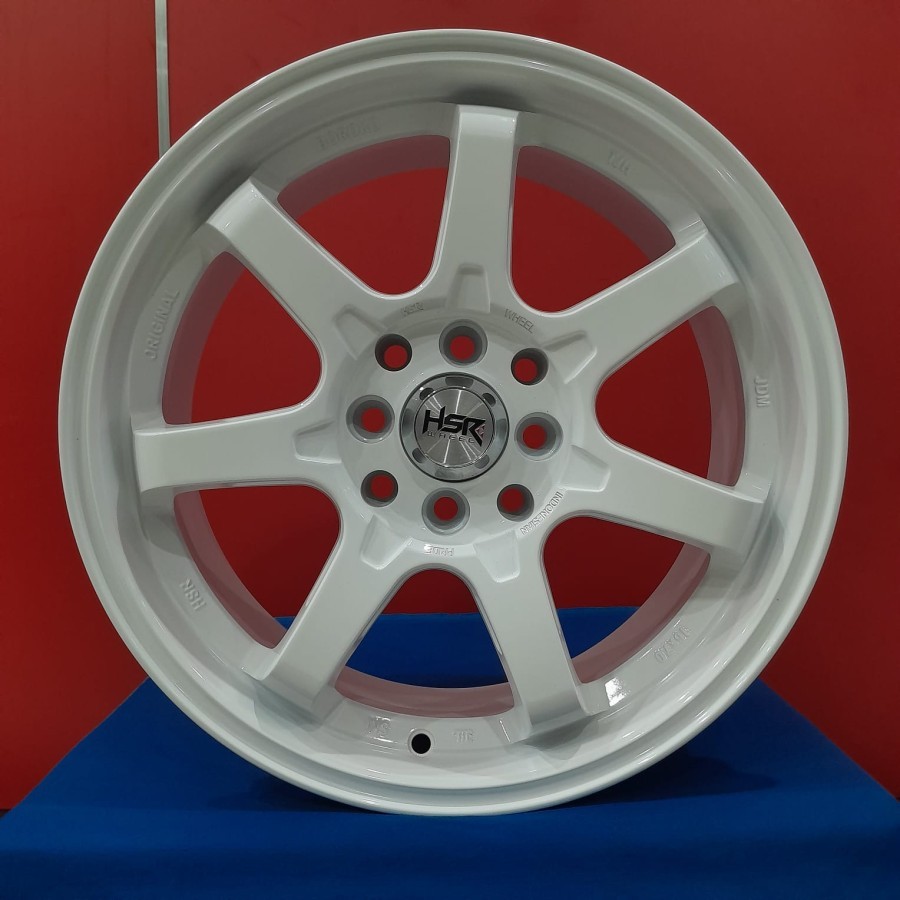 Velg Mobil Warna Putih Ring 16 untuk Avanza Xenia Genio Livina Etios dll HSR TJH R16