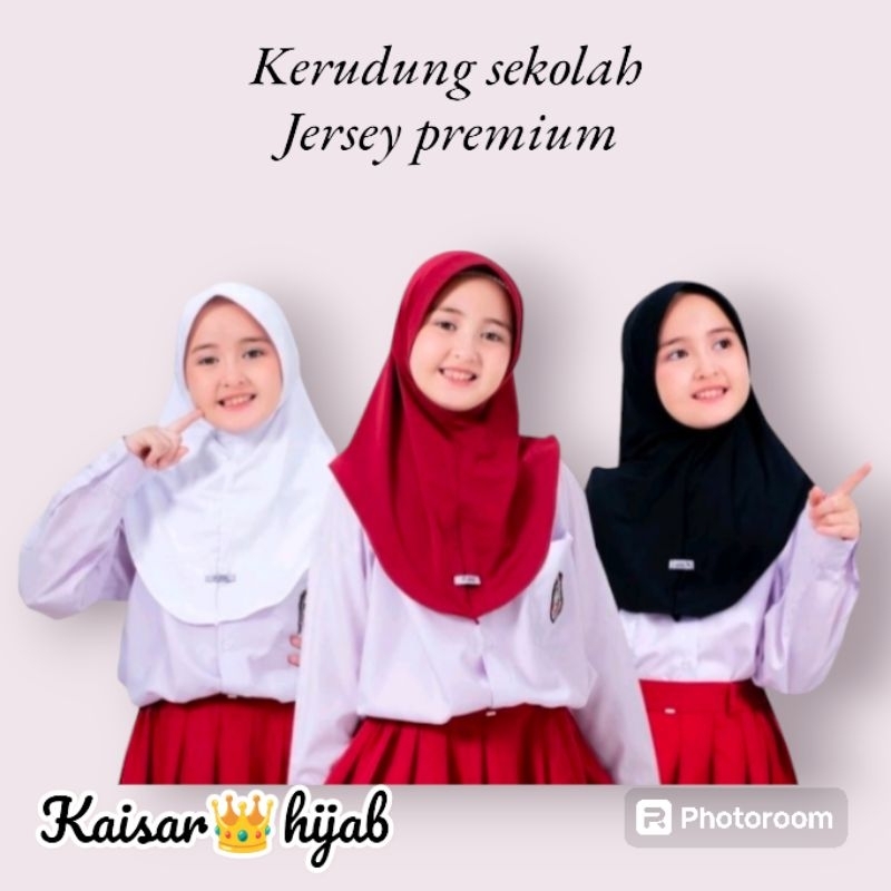 BERGO INSTAN ANAK SEKOLAH / KERUDUNG SEKOLAH SD