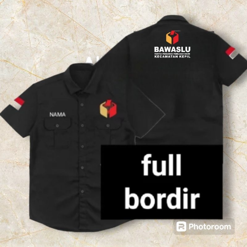 Kemeja BAWASLU Seragam Bawaslu Lengan Pendek