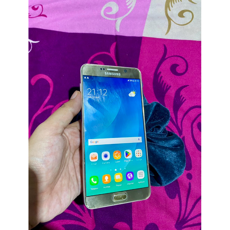 Samsung Note 5 Unit Only Handphone Bekas Second