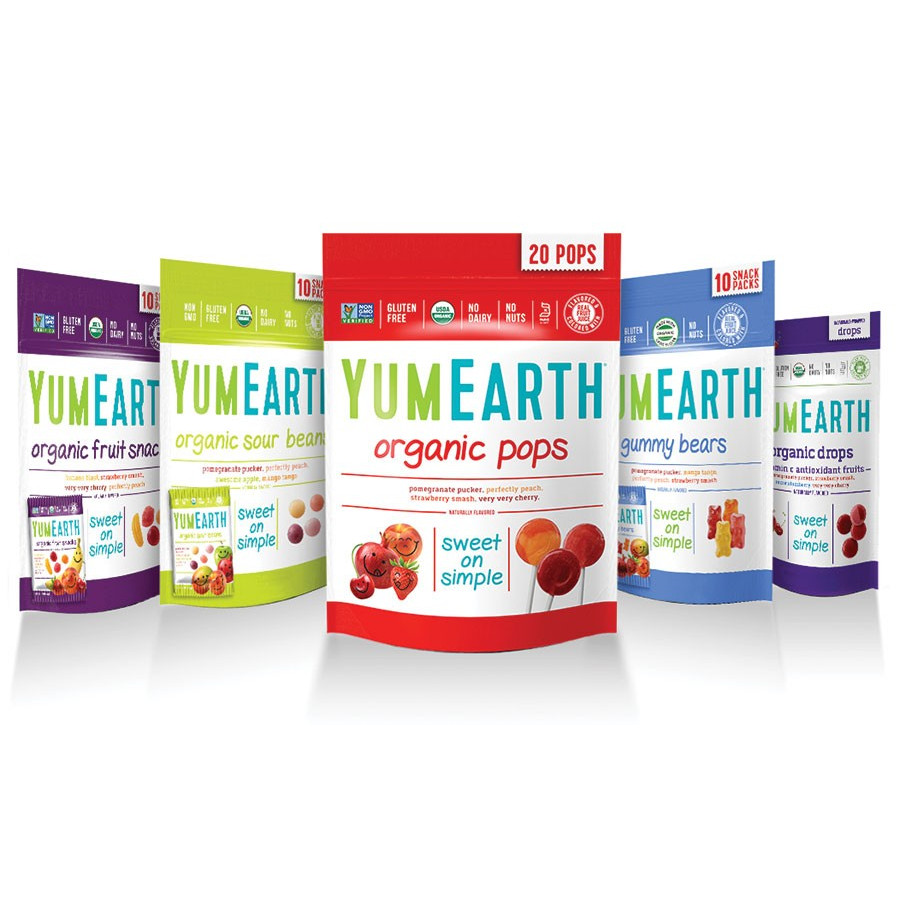 

Yumearth organic Permen pops fruit snack gummy bear gluten free sugar free vegan non diary yumearth organic pops