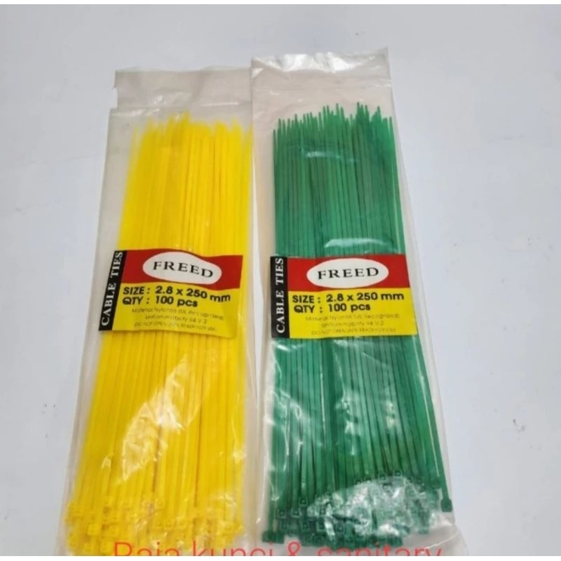 

Kabel Ties Nylon Warna 25 cm / Cable Ties 2,8 × 250 mm